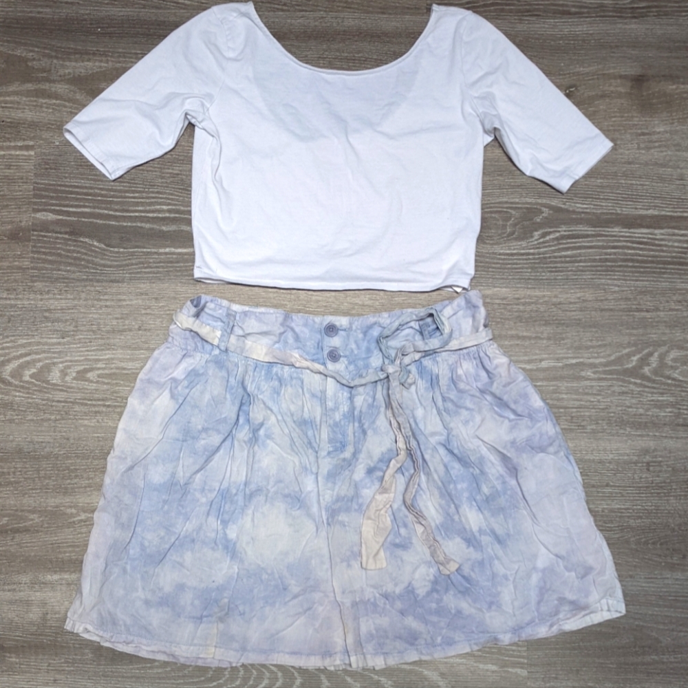 [💲3 / $20] JOE FRESH Light Tie Dye Balloon Mini Skirt